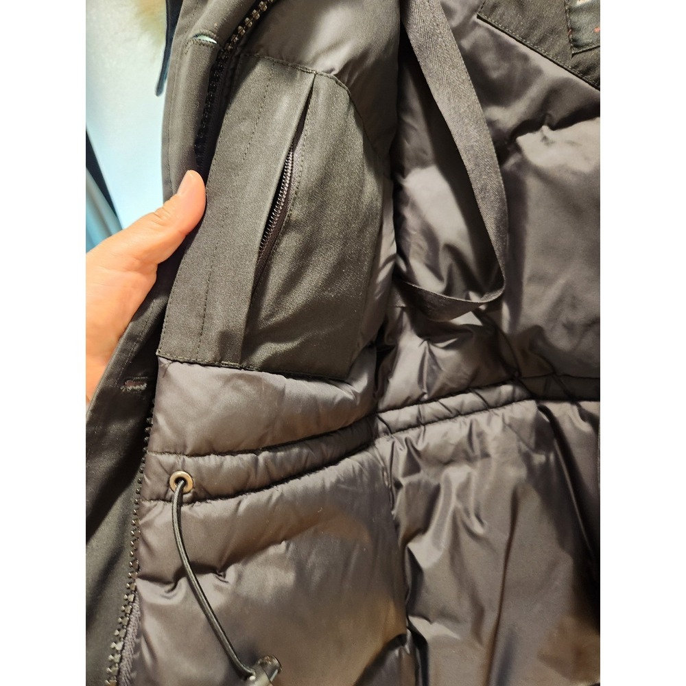 Canada Goose Kensington Parka Women's Medium Black‎ Fur Trim Down Jacket 2530L - Picture 4 of 13